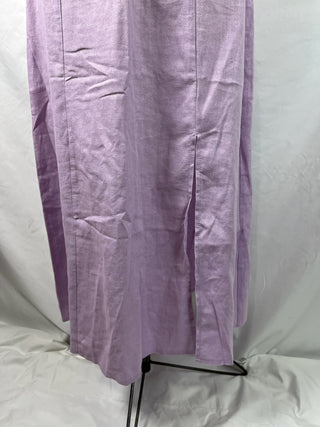 Tie Linen Strap Dress