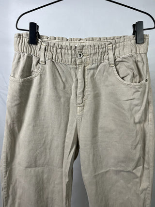 Elastic Waist Mom Pants