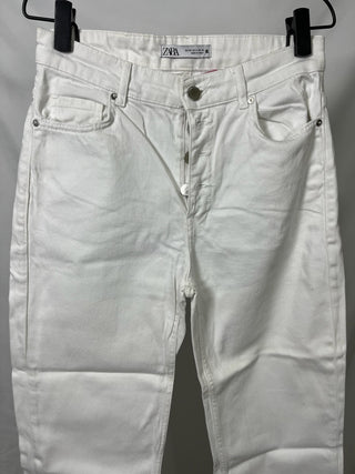 Raw-Hem Straight Leg Jeans