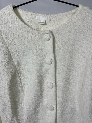 Ivory Textured Jacket