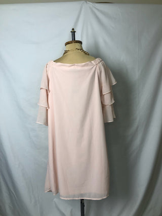 Off-shoulder Sleeve Ruffle Dress