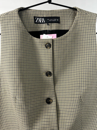 Vintage Check Vest