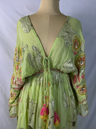 Embellished Bohemian Maxi Dress