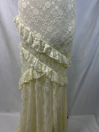 Lace Ruffle Maxi Dress