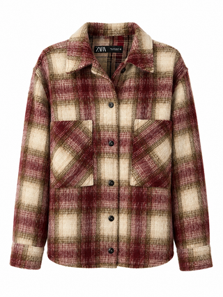 Plaid Heavy Shacket