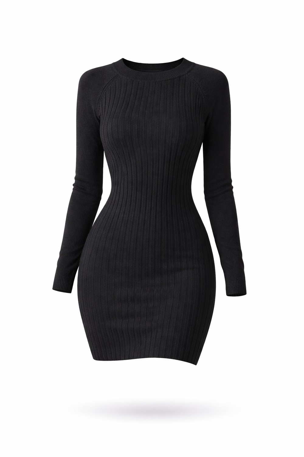 Backless Ribbed Dress