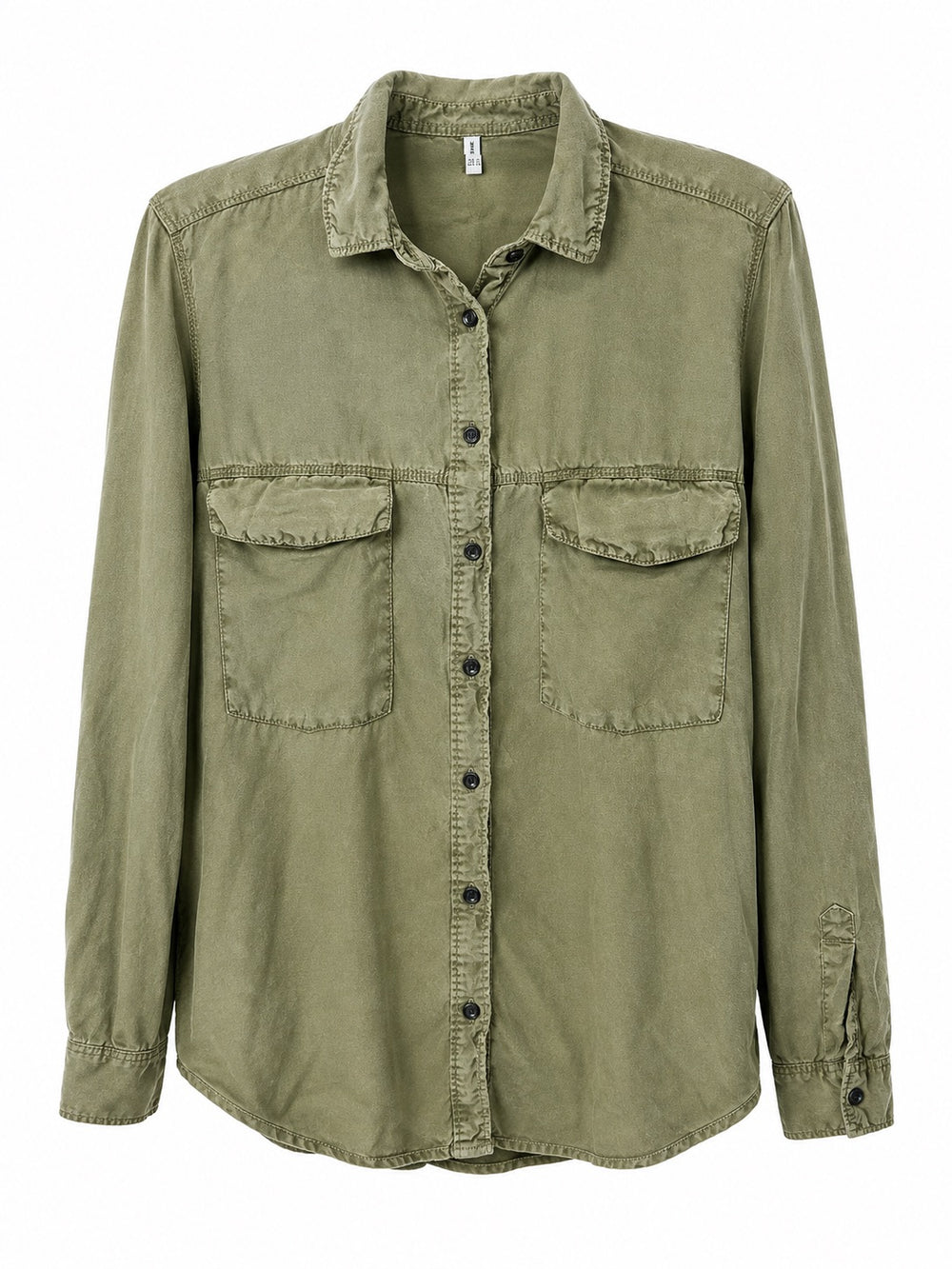 Olive Button-Up Shirt