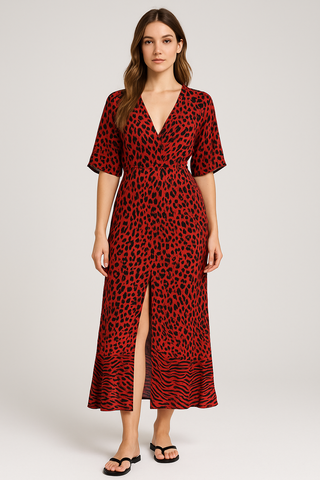 Sheer Leopard Cover-Up