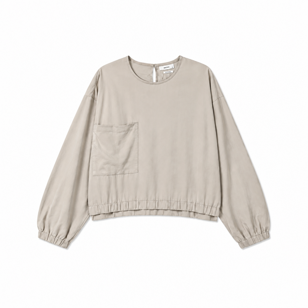 Relaxed Pocket Blouse