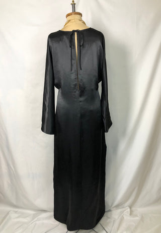 Side-cutout Satin Dress