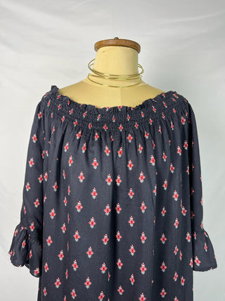 Flowy Off-Shoulder Boho Top