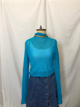 Knitted See Through Top