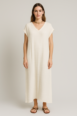 Textured Maxi Dress