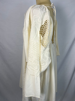 Open-Back Embroidered Boho Dress