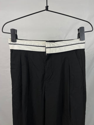 Pencil Waist Black Pants