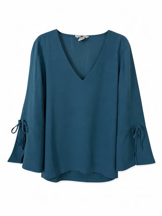 Bow-Sleeves Blouse