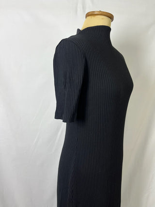 Black Ribbed Dress