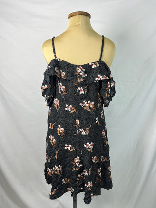 Floral Polka-Dot Dress