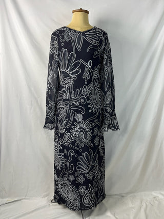 Black Printed Dress