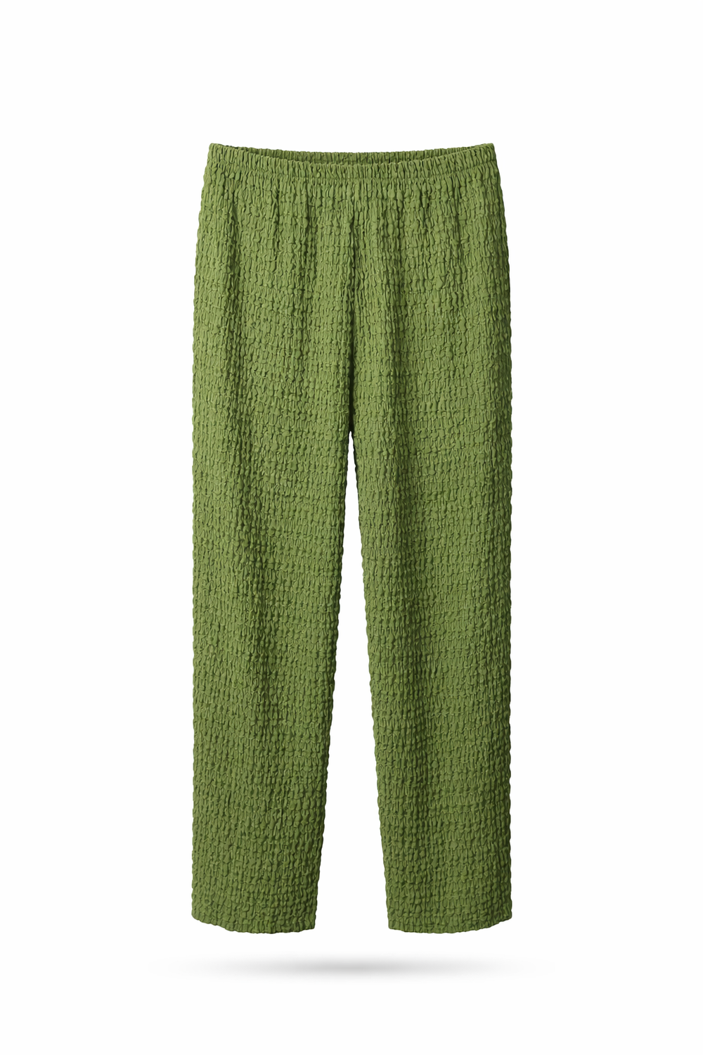Olive Textured Pants