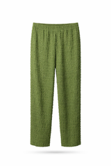 Olive Textured Pants