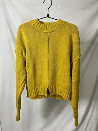 Mustard Lined Crewneck