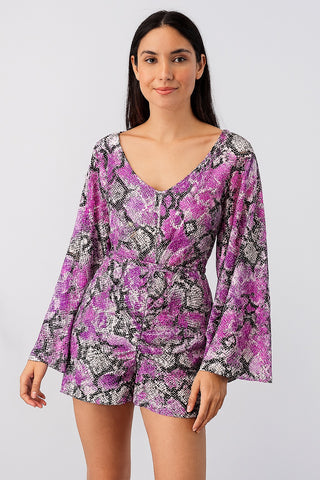 Lizard Romper Dress