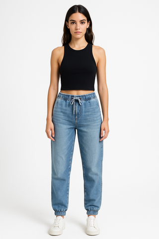 Denim-like Jogger Jeans