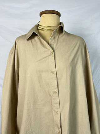 Desert Neutral Oversized Shirt
