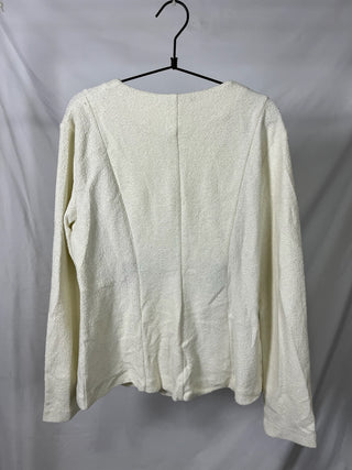 Ivory Textured Jacket