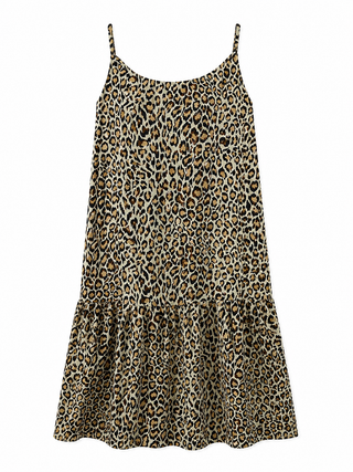 Leopard Print Swing Cami Dress