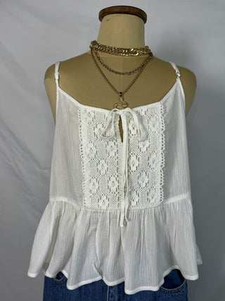 Peplum Cami Top