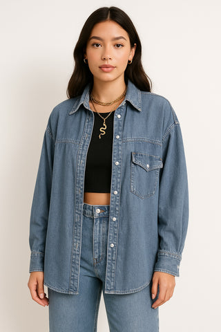 Denim Days Oversized Shirt