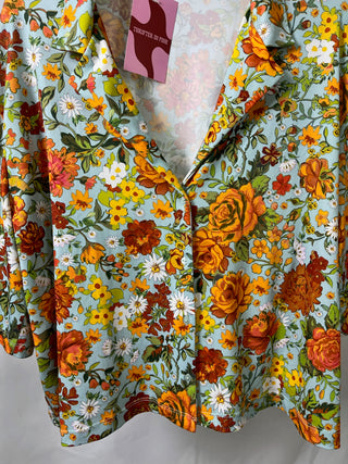 Vintage Floral Blouse
