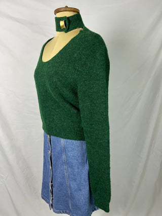 Forest Green Cozy Knit