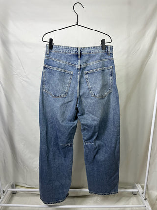 Washed Straight Jeans