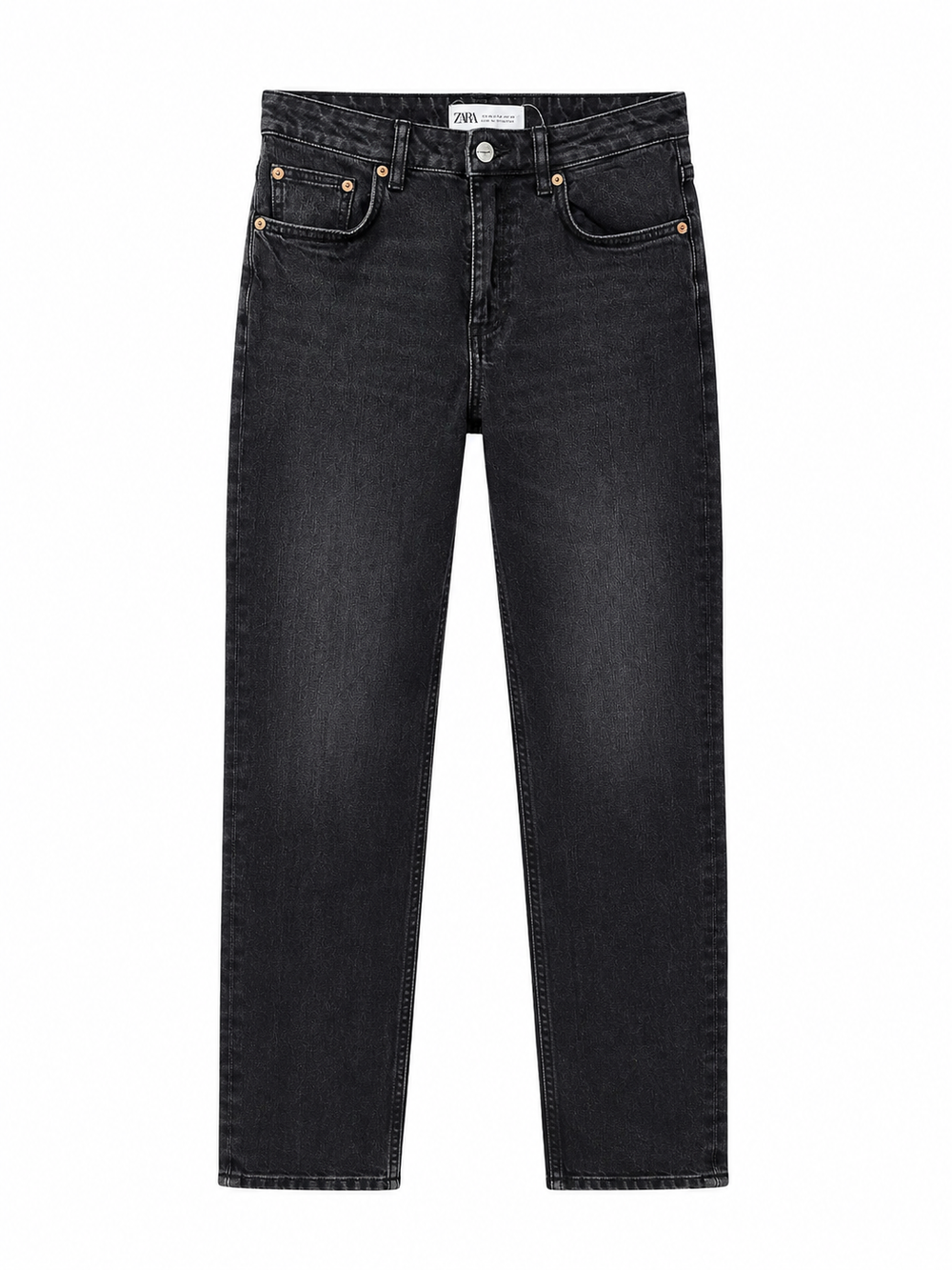 Dark Wash Straight-Leg Jeans