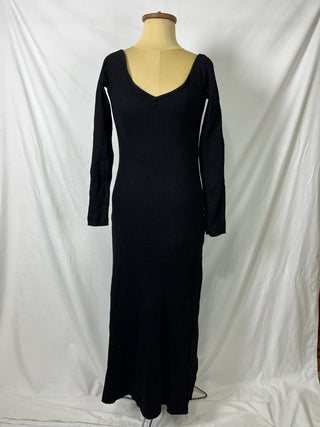 Open Neckline Maxi Dress