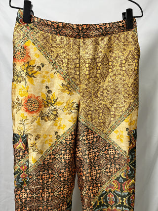 Boho Patchwork Print Pants