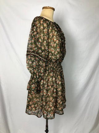 Two-line Embroidery Dress