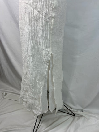Textured O-Neckline Dress