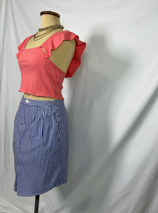 Pinstripe Skirt
