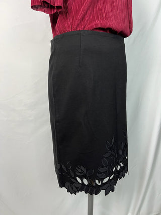 Leafy Cut-Out Skirt