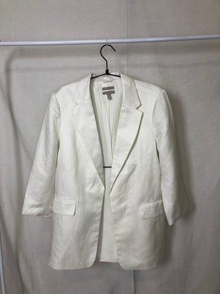Linen-Blend Blazer