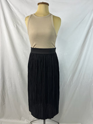 Pleated Midi Skirt