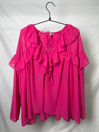Sheer Ruffly Blouse