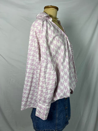 Lavender Tweed Blouse