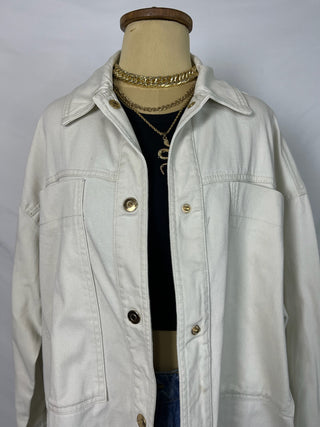Cream Denim Energy Jacket