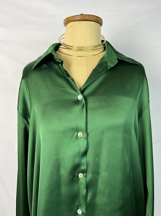 Emerald Button Down Shirt
