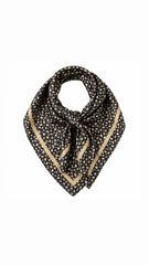 Leopard Satin Square Scarf
